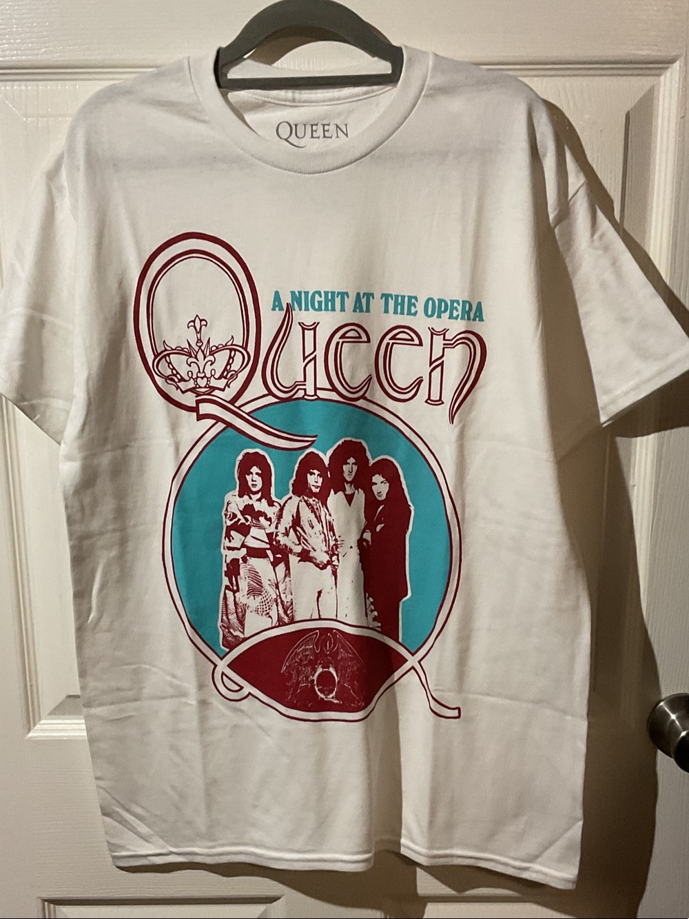 Queen A Night at the Opera Graphic Band Tee - White